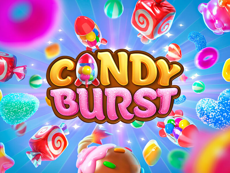 Candy Burst เกมสล็อตออนไลน์ กราฟิกสดใส ลูกกวาดหลากสี
