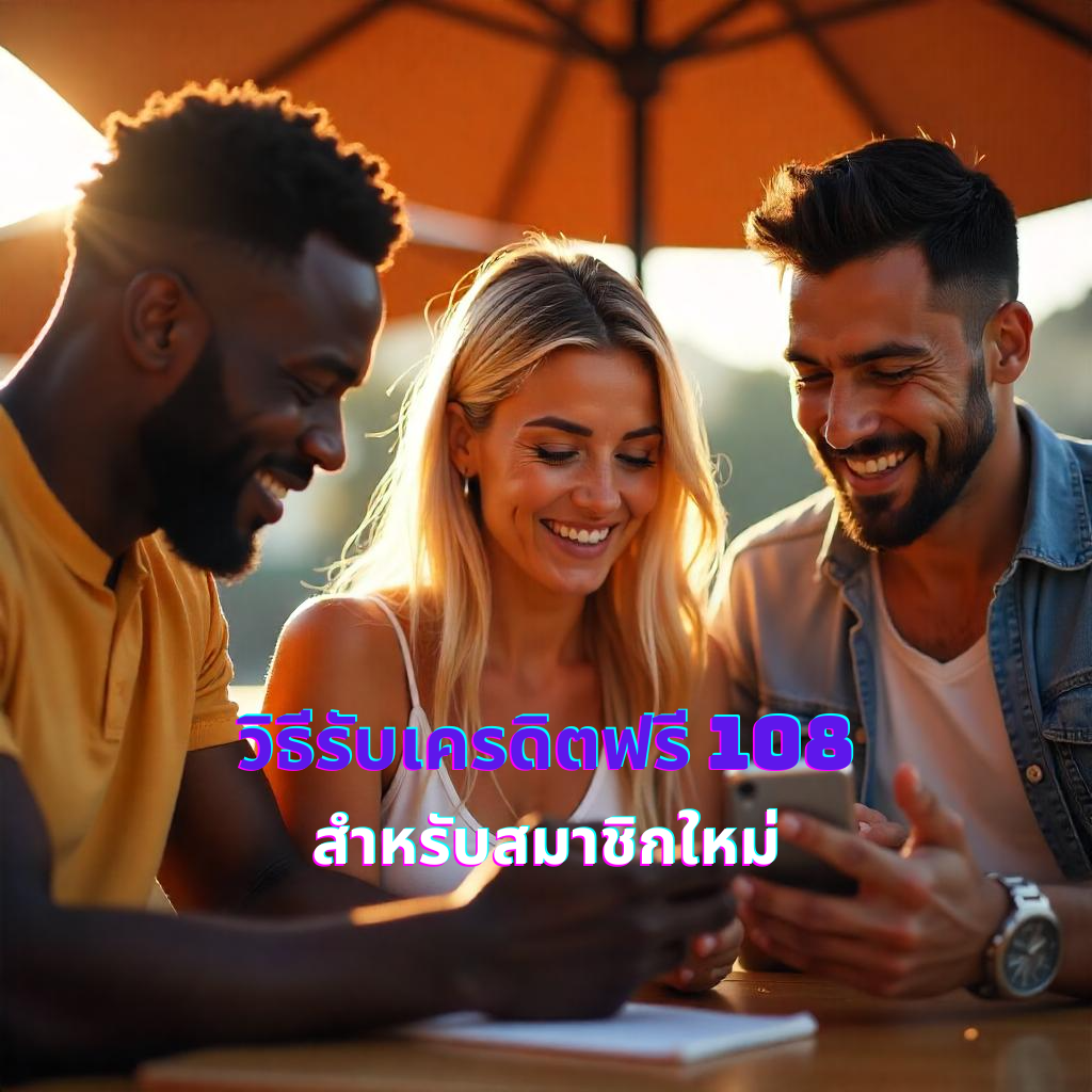 วิธีรับเครดิตฟรี 108 สำหรับสมาชิกใหม่