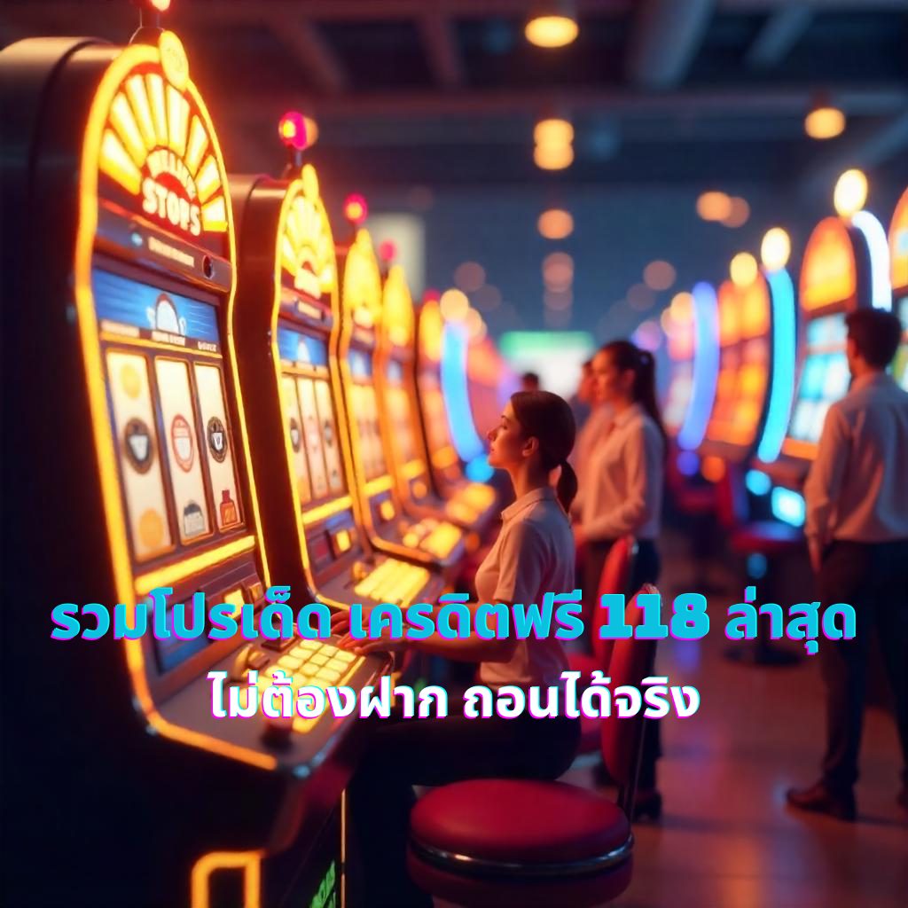 รวมโปรเด็ด เครดิตฟรี 118 ล่าสุด ไม่ต้องฝาก ถอนได้จริง