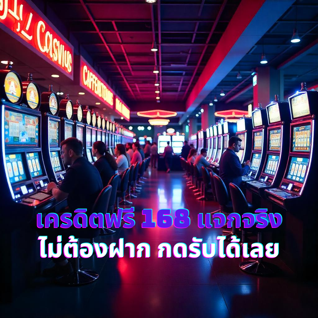 เครดิตฟรี 168 แจกจริง ไม่ต้องฝาก กดรับได้เลย