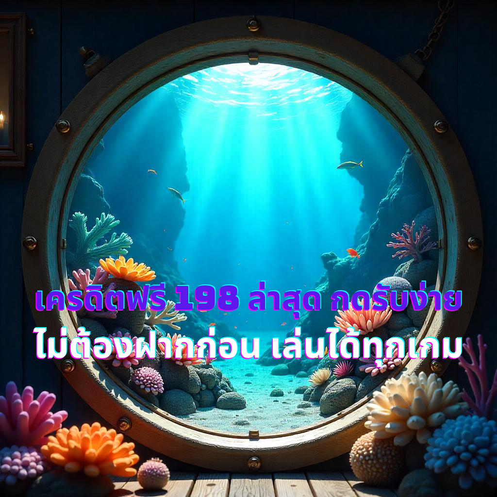 เครดิตฟรี 198 ล่าสุด กดรับง่าย ไม่ต้องฝากก่อน เล่นได้ทุกเกม