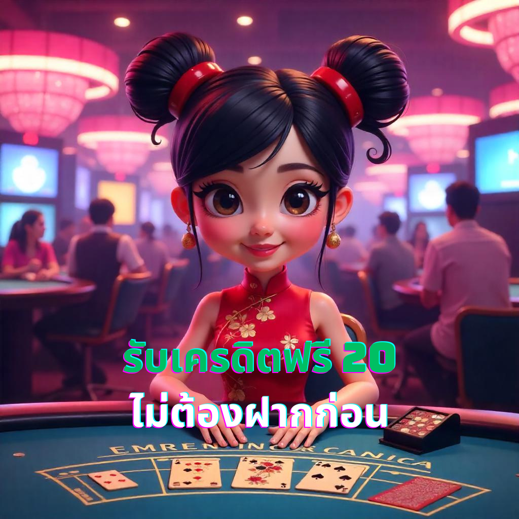 รับเครดิตฟรี 20 ไม่ต้องฝากก่อน