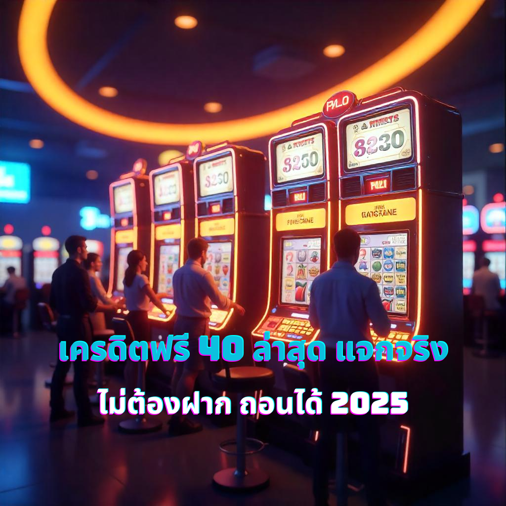 เครดิตฟรี 40 ล่าสุด แจกจริง ไม่ต้องฝาก ถอนได้ 2025