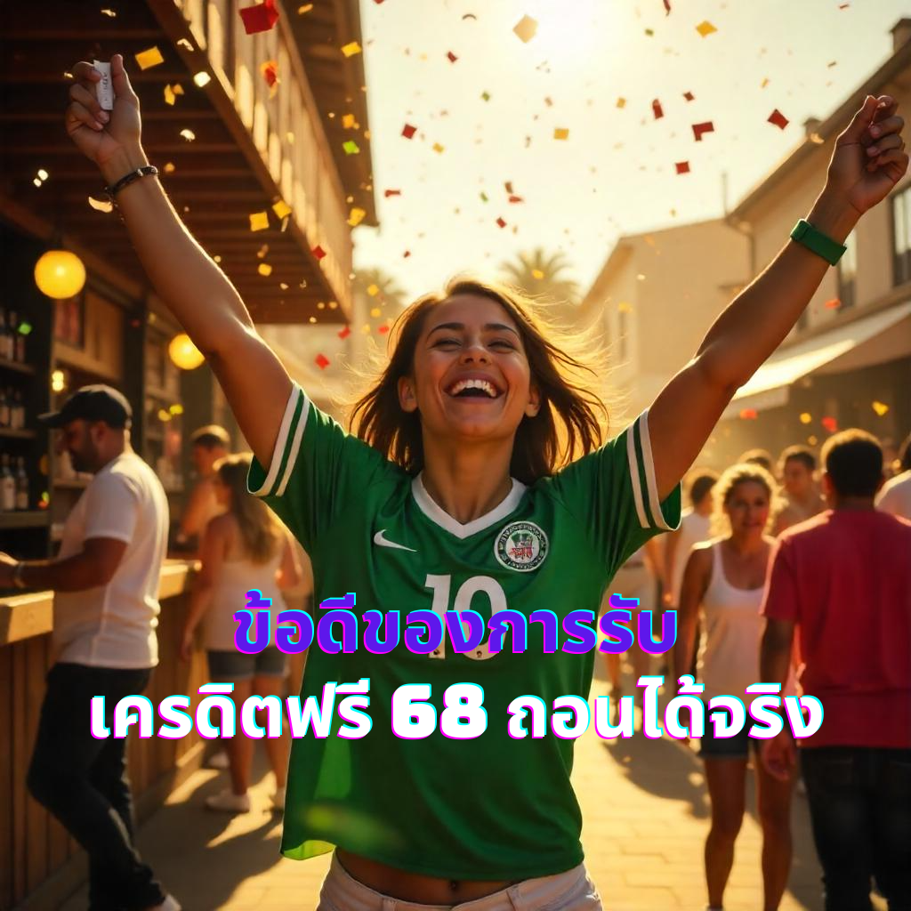 ข้อดีของการรับ เครดิตฟรี 68 ถอนได้จริง