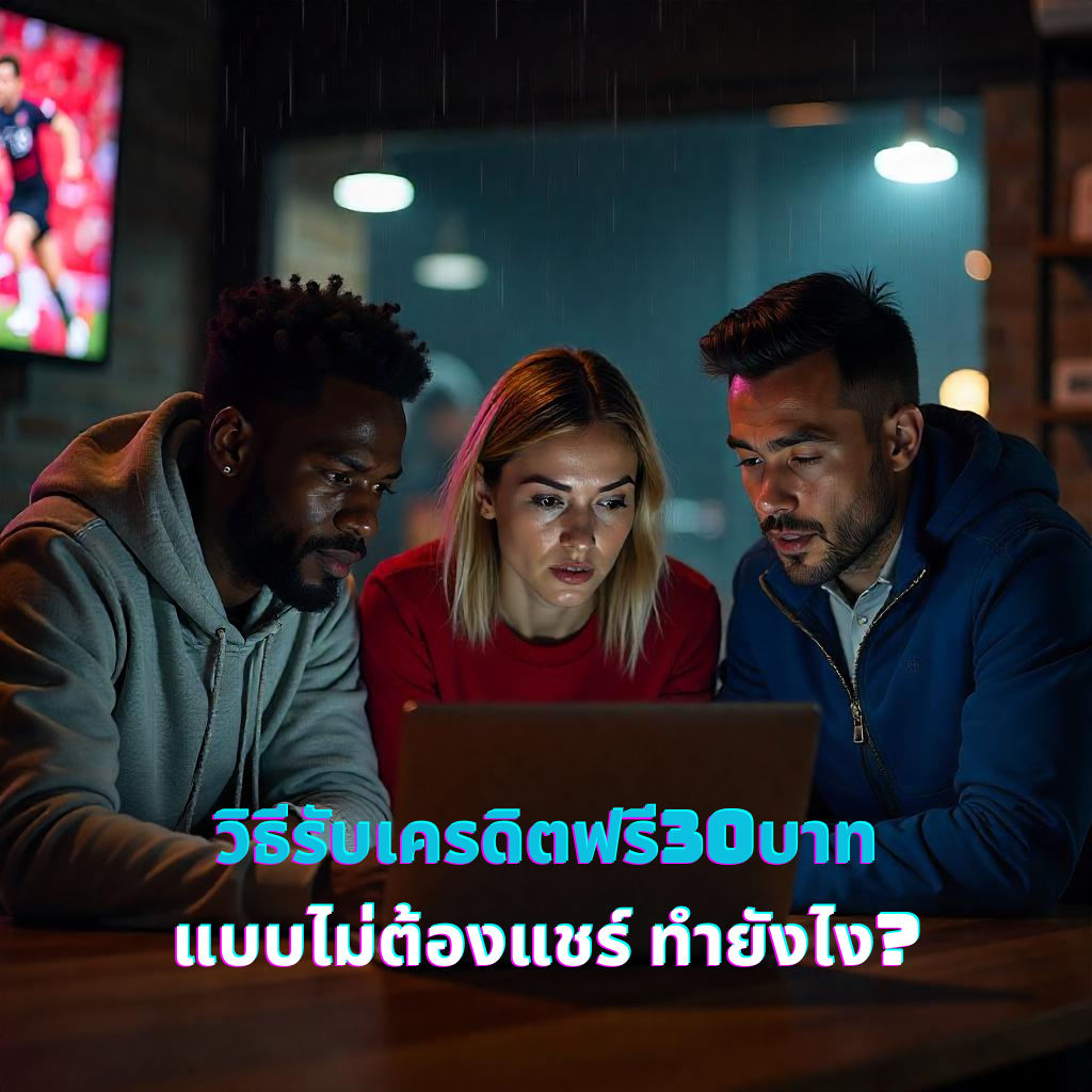 วิธีรับเครดิตฟรี30บาทแบบไม่ต้องแชร์ ทำยังไง?